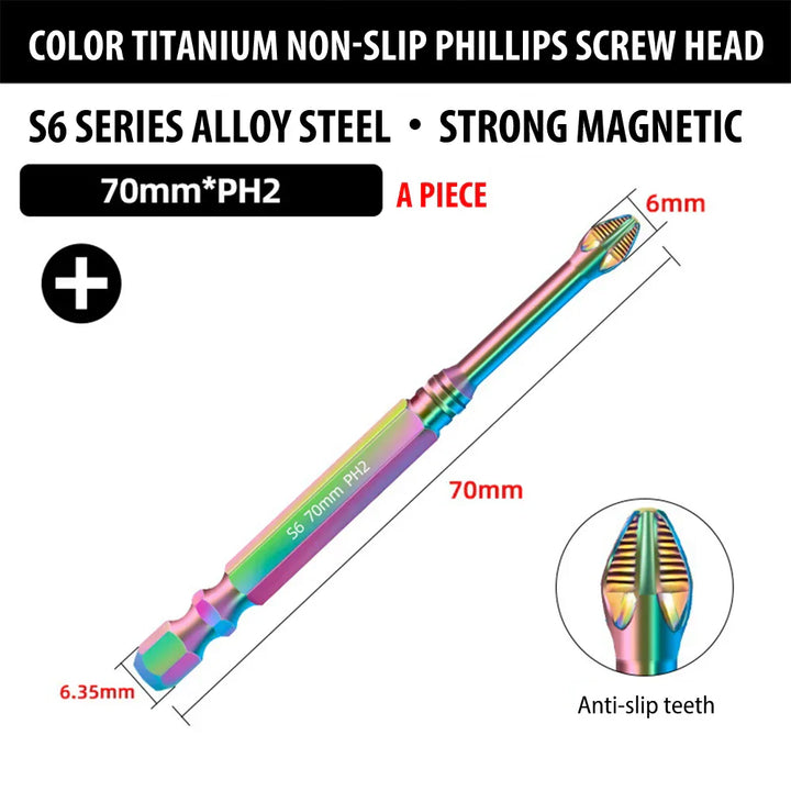 Kalsten | Magnetic Titanium Impact Anti-Slip Screw Head