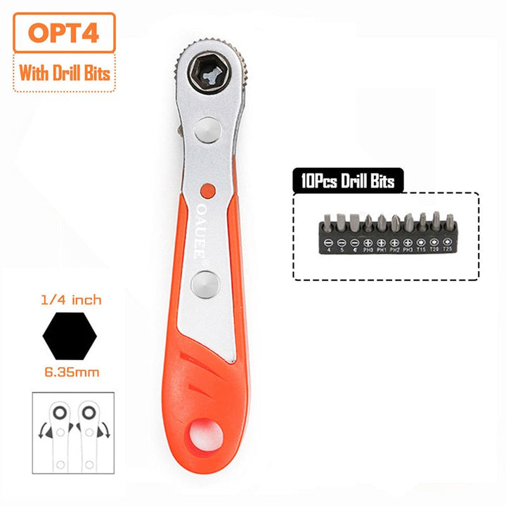 Mini Quick Hexagon Ratchet Wrench Tool | Kalsten