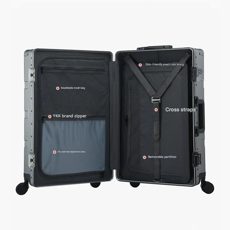 Kalsten | Aluminum Hardshell Suitcase – Pristina