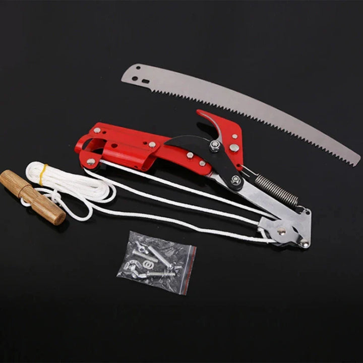 Kalsten | SkyCut Telescopic Tree Pruner | Telescopic Lopper with Rope Pull | SK5 Steel Blade | For Fruit Trees & High Branches