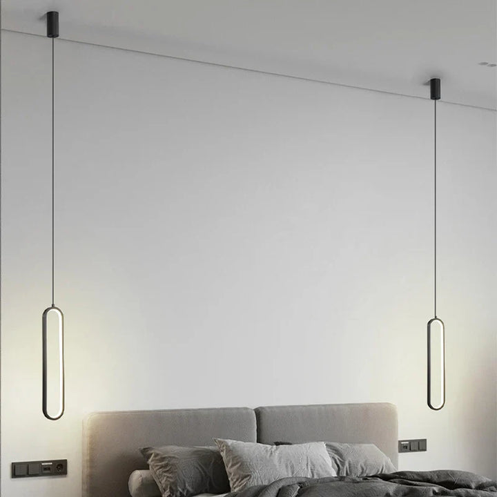 Modern LED Ring Pendant Light | Nordic Luxury Chandelier for Living Room, Bedroom, and Bar | Kalsten