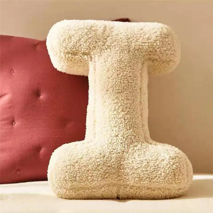 Kalsten | Velvet Alphabet Decorative Cushion With Letters A To Z