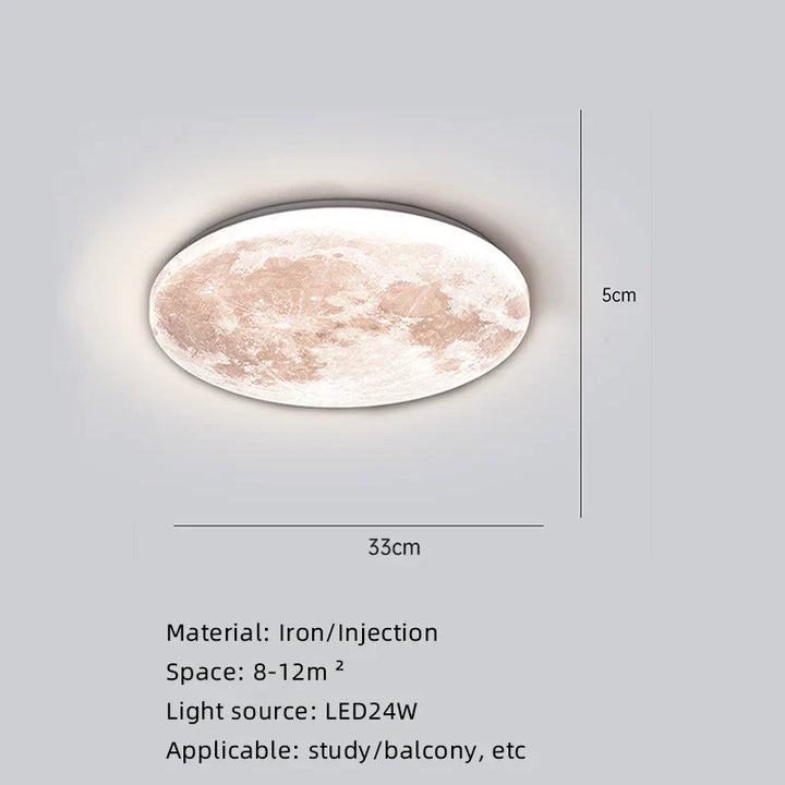 Moon Surface Artistic Modern Ceiling Lamp | Kalsten