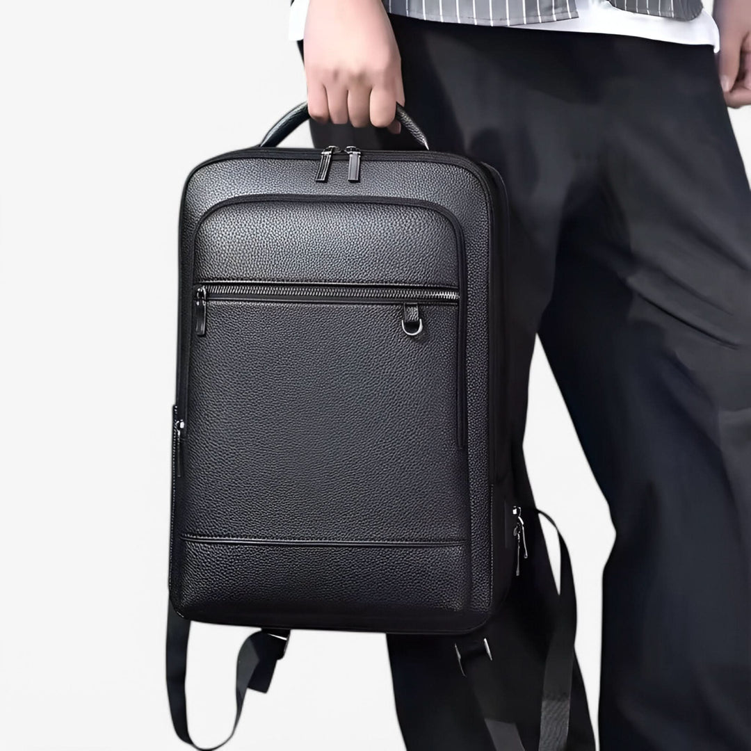 Kalsten | MobilLux Leather Rucksack – For work, travel & modern mobility