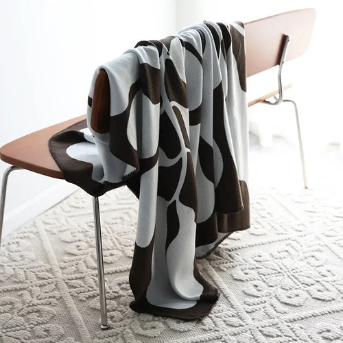 Kalsten | NordLuxe | Jacquard Throw Blanket | Imitation Cashmere | Soft & Warm | Sofa Throw & Bedspread in Nordic Style