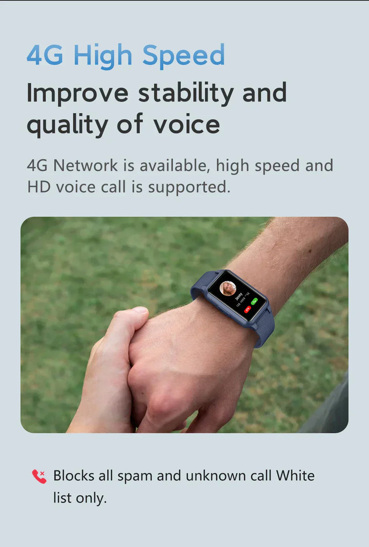 Kalsten | Senior Safety Watch with Fall Detection and GPS – Smart Care Smartwatch