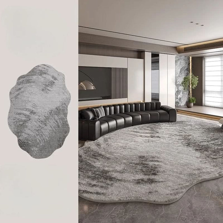 Noxord | Irregular Plush Washable Rug for Bedroom and Living Room