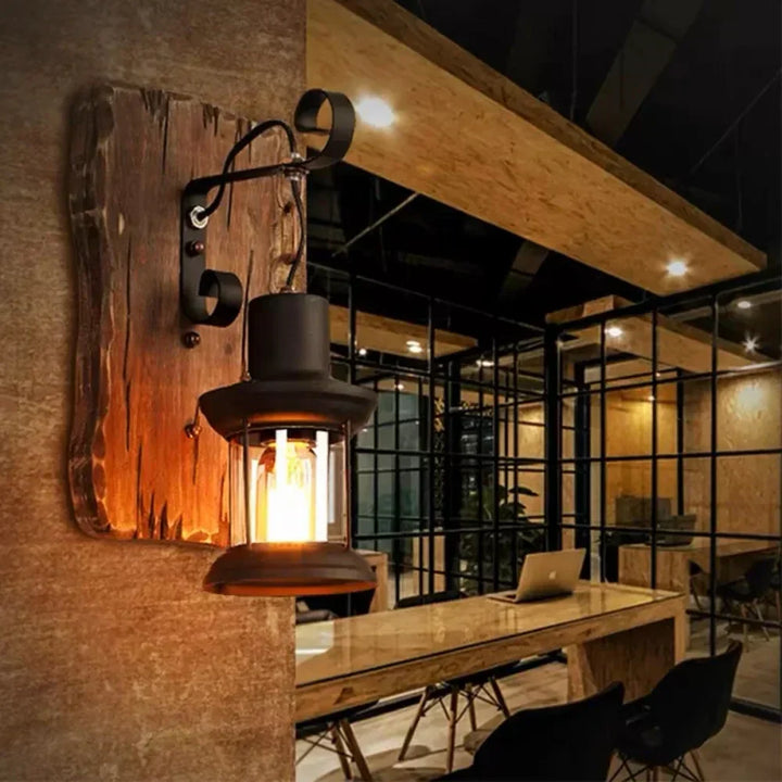 Kalsten | Retro Lantern Lamp Industrial Lantern Wall Light