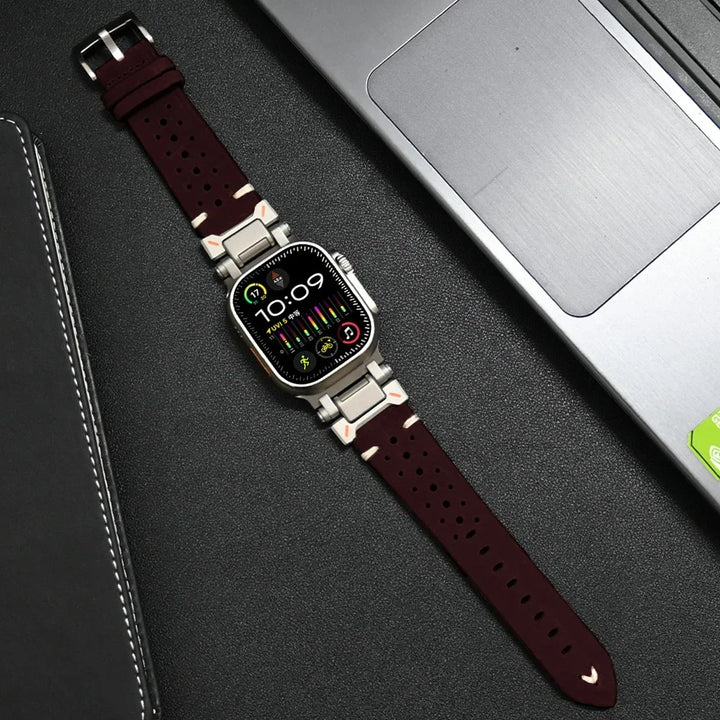 Kalsten | Genuine Leather Apple Watch Band – Stylish & Durable Watch Strap for Your Apple Watch