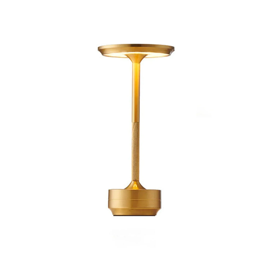 Cordless Rechargeable Modern Aura Table Lamp with Touch Controls | Wireless LED Light for Modern Side Tables and Office Desks | Minimalist Table Lamp | Kalsten