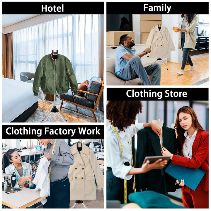Adjustable Telescopic Garment Steamer Stand – Foldable & Portable | Kalsten