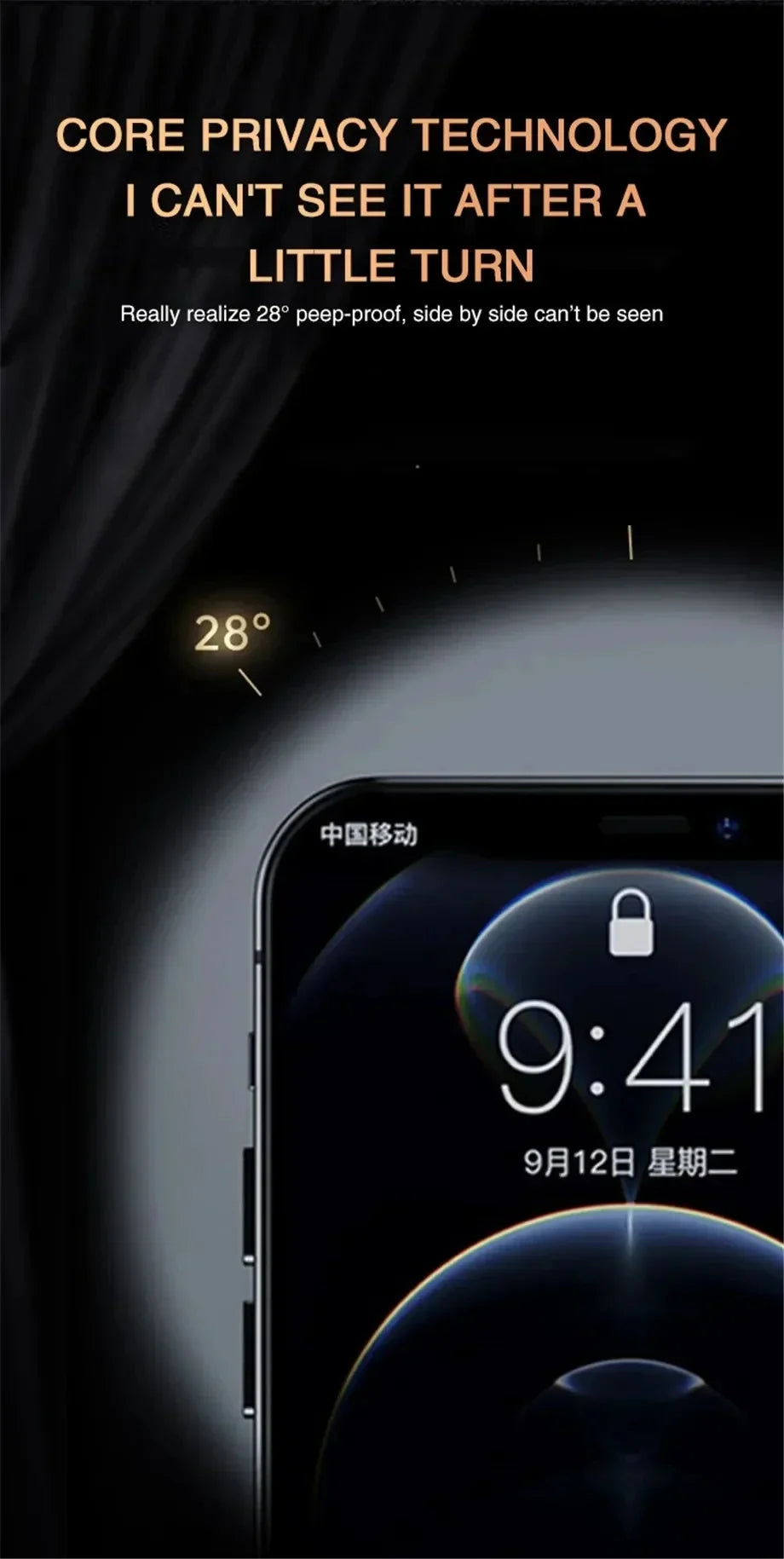 Kalsten | Privacy Screen Protector Anti Scratch Shield