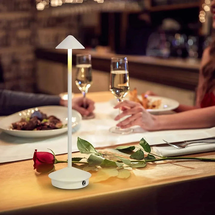 Rechargeable Table Lamp Creative Dining Room Touch Led Hotel Bar Coffee Pina Pro Table Lamp Decorative Desk Lamp | Kalsten
