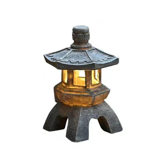 Japanese garden lantern - Weatherproof LED outdoor lighting for Zen gardens | Kalsten