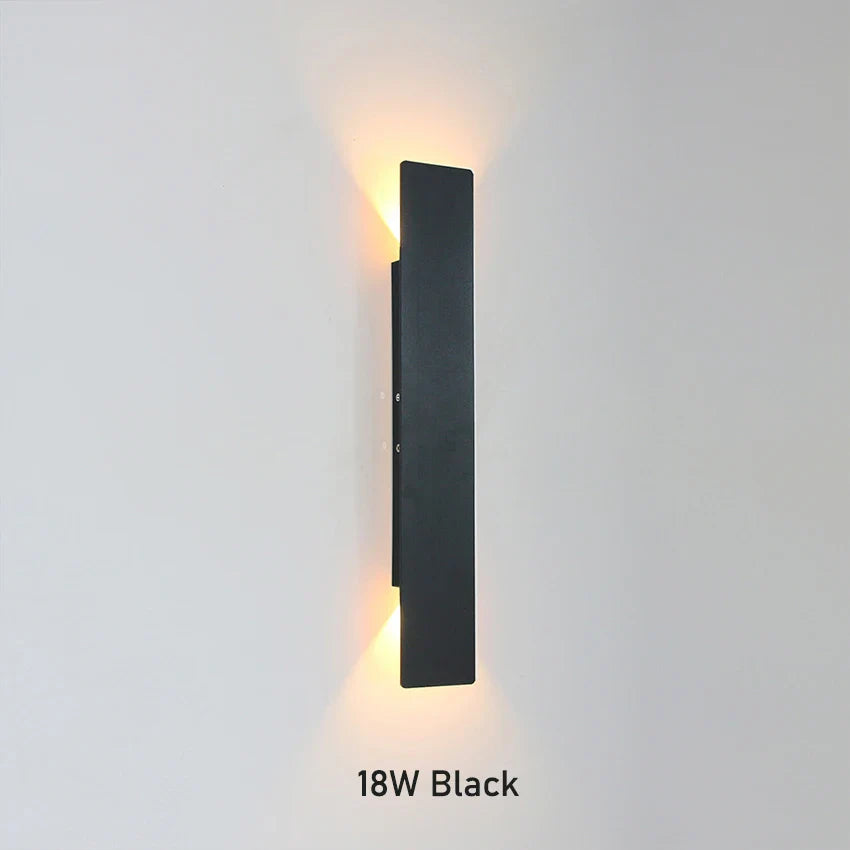 Modern LED Wall Lamp - Rectangular Bedroom Bedside Lights for Minimalist Indoor Lighting | Kalsten