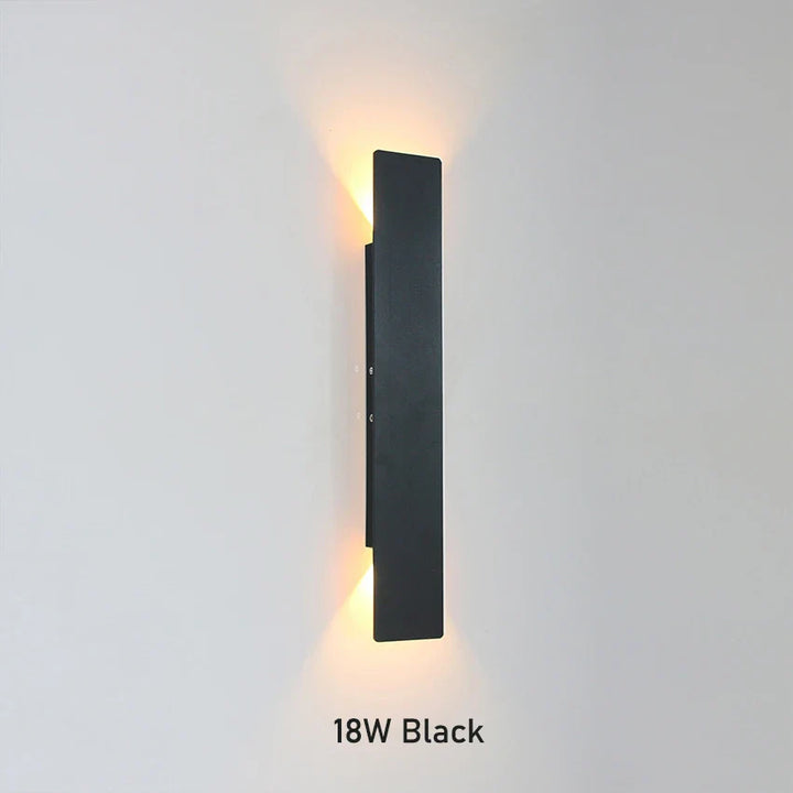 Modern LED Wall Lamp - Rectangular Bedroom Bedside Lights for Minimalist Indoor Lighting | Kalsten