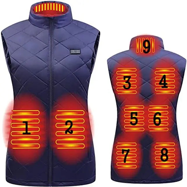 Kalsten | ThermaBelle Women's Heating Vest | USB Heated Vest with Infrared Technology | Temperature Regulating & Lightweight | Ideal for Autumn & Winter