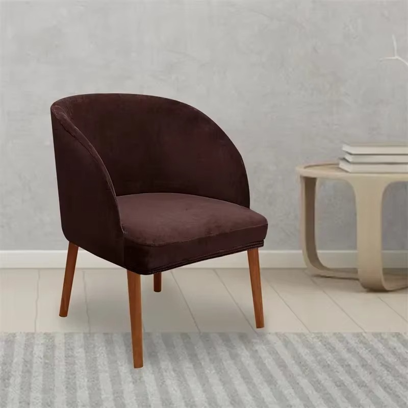 Kalsten | Armchair Slipcover with Elastic Fit for Curved Armrest Dining Chairs