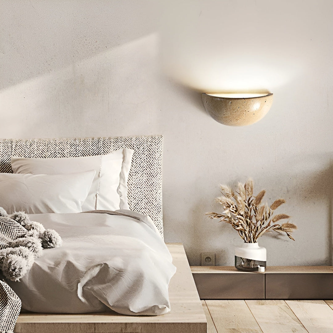 Elegant Wabi-Sabi LED Wall Lighting – Korzito Wall Lamp Noxord
