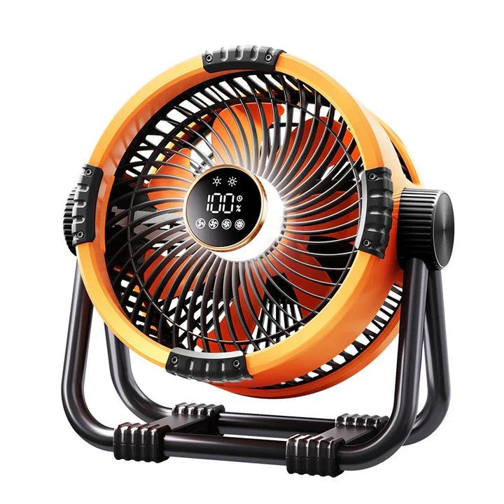 Camping Fan with 20,000mAh Battery, LED Light & Remote Control – WindMate | Kalsten