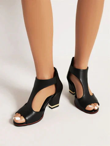 Kalsten | Leather Orthopedic Heeled Sandals