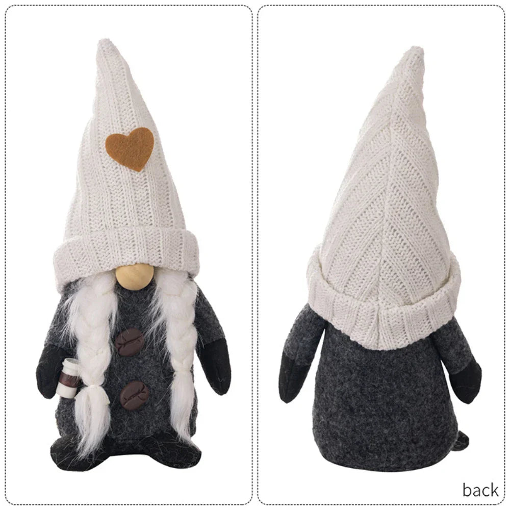 Scandinavian Coffee Gnome Dolls – Atmospheric Decoration Kalsten