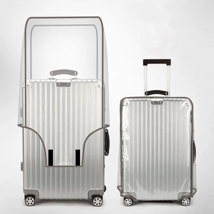 Kalsten | ClearGuard Suitcase Cover Transparent | Waterproof & Dustproof | Luggage Protection for 16–30 Inch Trolleys | Reusable & Tear-Resistant
