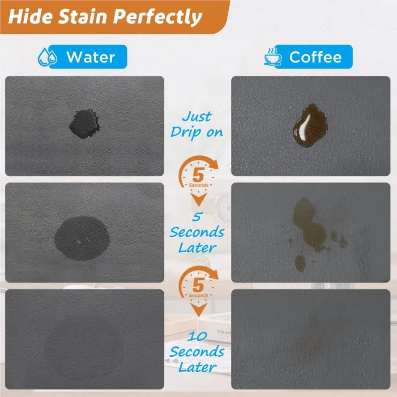 SafeStyle Non-Slip Mat for Home – Modern Design & Washable Faux Leather | Kalsten