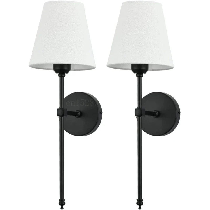 Modern American LED Wall Lamp with Cloth Lampshade | Kalsten