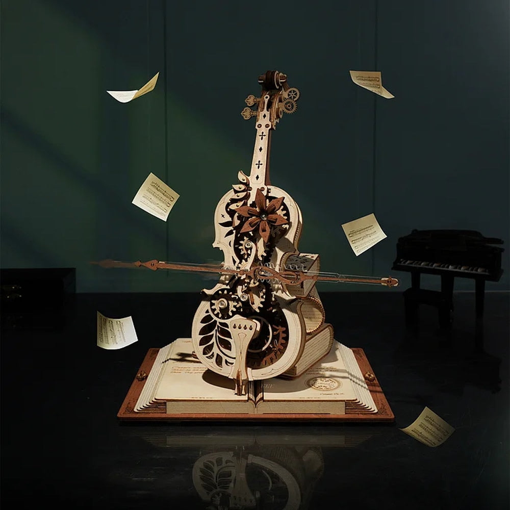 Kalsten | 3D Magical Mechanical Wooden Cello Puzzle