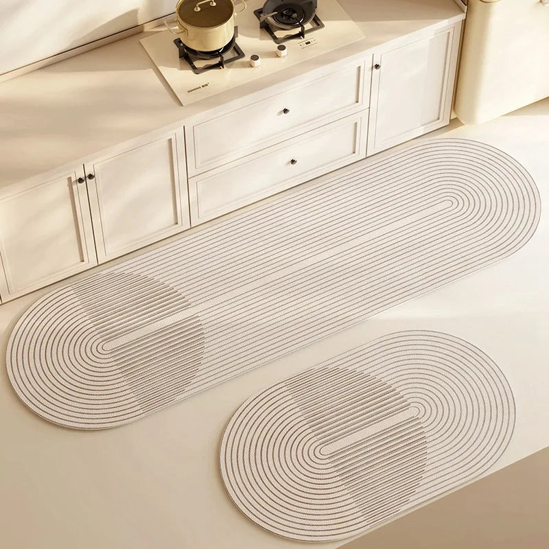 SafeStyle Non-Slip Mat for Home – Modern Design & Washable Faux Leather | Kalsten