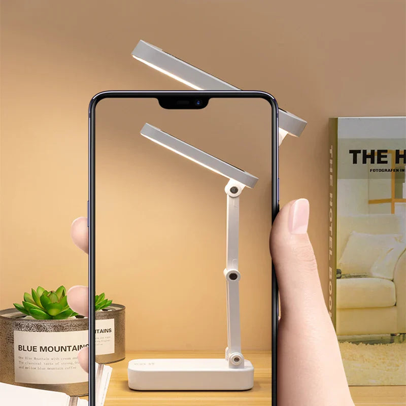 Solar LED Table Lamp | Foldable & Dimmable | USB Rechargeable | Eye-Friendly & Modern | Noxord