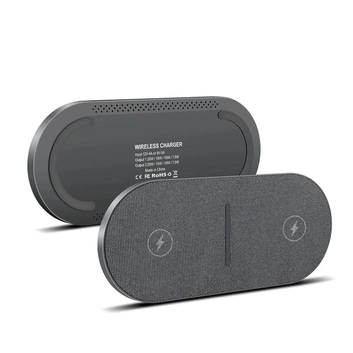 Fast Wireless Charger for iPhone, AirPods & Samsung