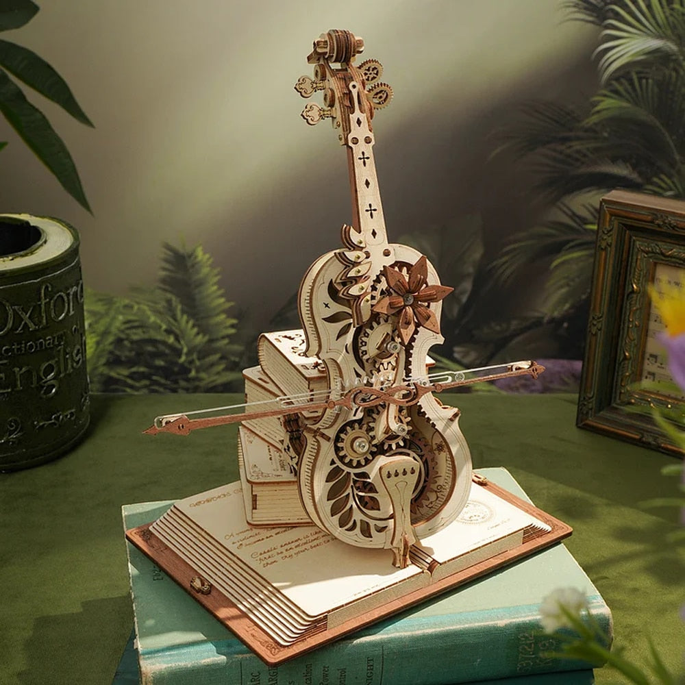 Kalsten | 3D Magical Mechanical Wooden Cello Puzzle
