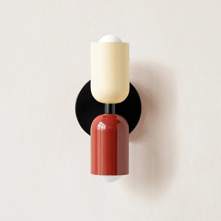 Double Head Wall Lamp Black Base | Kalsten