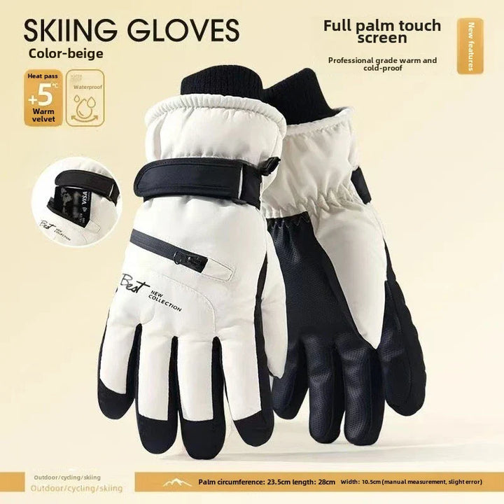 Kalsten | GlacioShield Pro Gloves | Waterproof Winter Gloves | Touchscreen & Non-Slip | Warm Fleece Lining for Skiing, Cycling & Outdoor