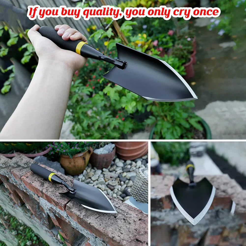 Kalsten | TerraGrip Garden Spade | Extra Robust & Ergonomic | Seamlessly Welded | For Hard Soils & Roots