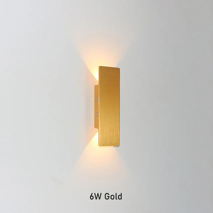 Modern LED Wall Lamp - Rectangular Bedroom Bedside Lights for Minimalist Indoor Lighting | Kalsten