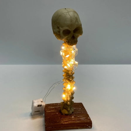 Skeleton Skull Table Lamp | Kalsten