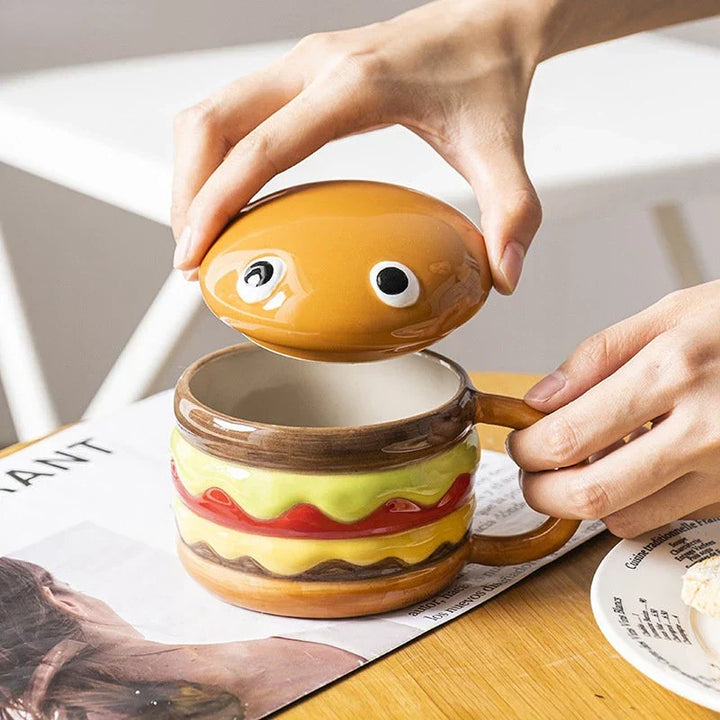 Kalsten | Yummy Hamburger-Shaped Ceramic Hamburger Mug