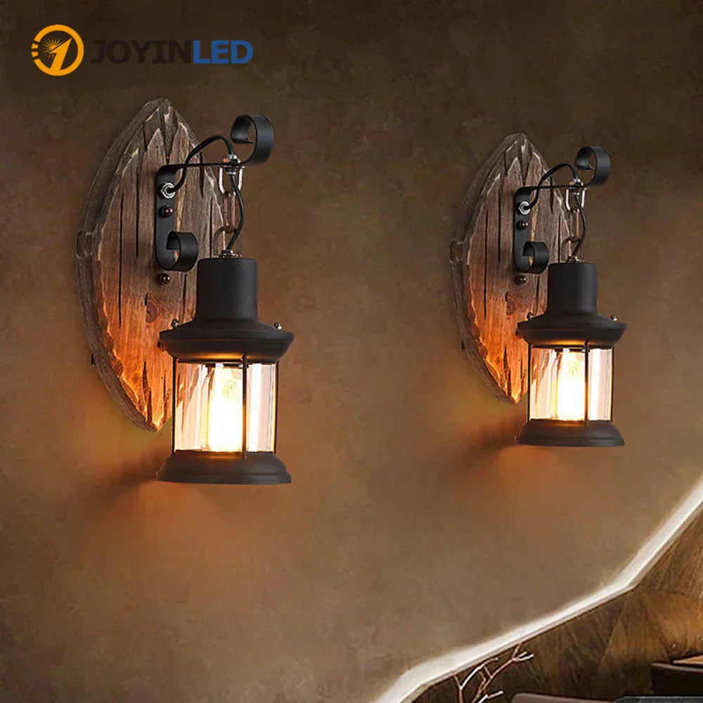 Kalsten | Retro Lantern Lamp Industrial Lantern Wall Light
