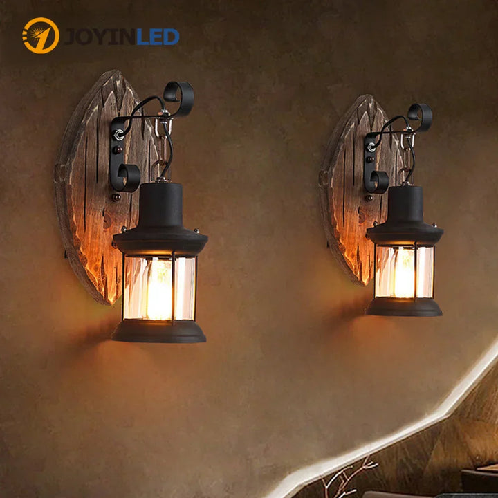 Kalsten | Retro Lantern Lamp Industrial Lantern Wall Light