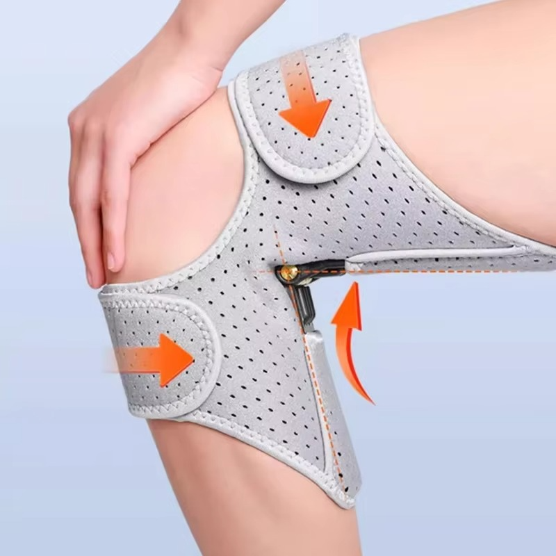 Adjustable Knee Support with Rebound Springs
