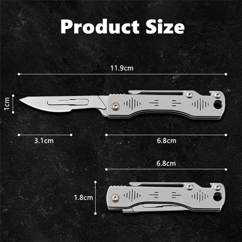 Kalsten | Stainless Steel Camping Master Folding Multifunctional Knife