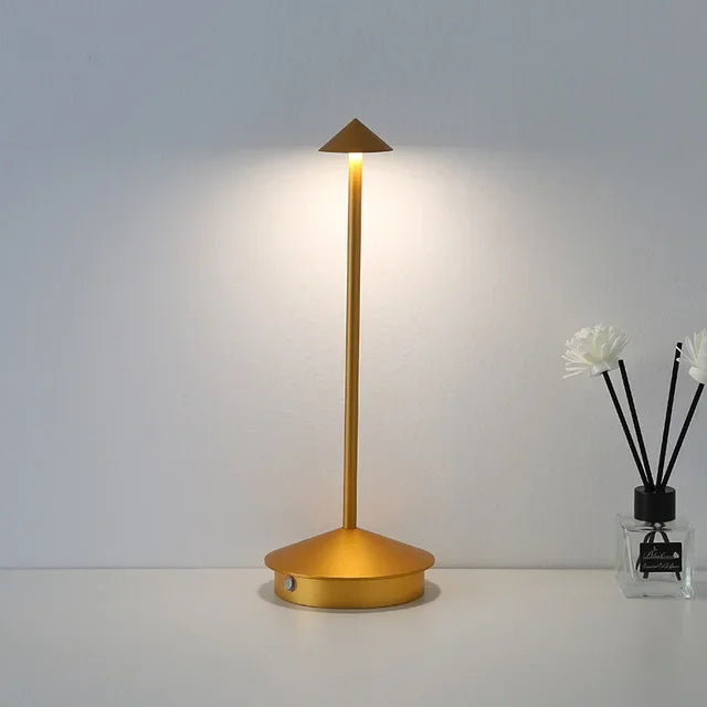 Rechargeable Table Lamp Creative Dining Room Touch Led Hotel Bar Coffee Pina Pro Table Lamp Decorative Desk Lamp | Kalsten