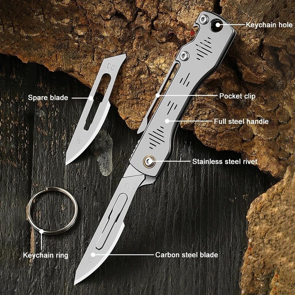 Kalsten | Stainless Steel Camping Master Folding Multifunctional Knife