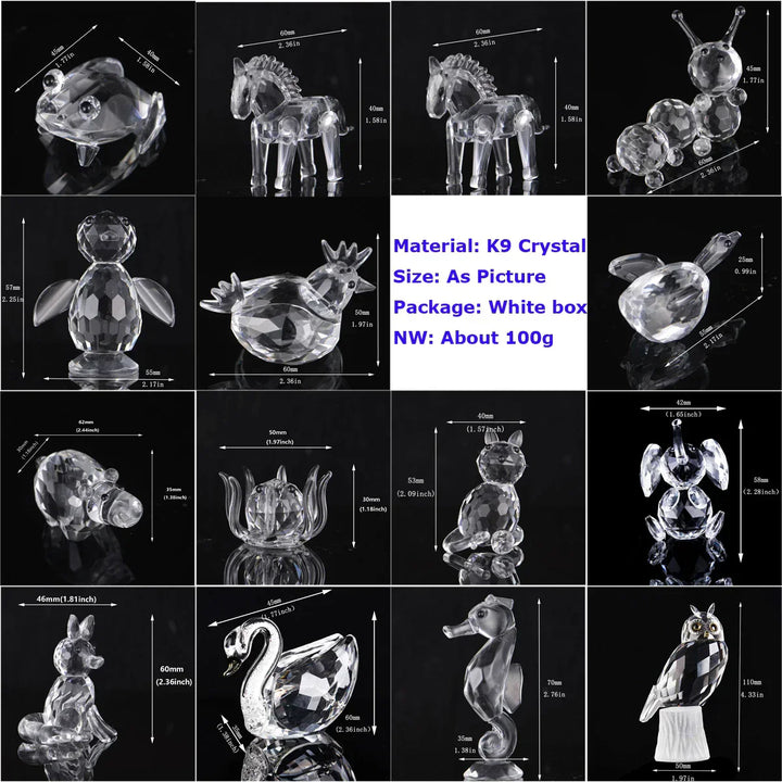 Kalsten | Super cute animal crystal ball figures
