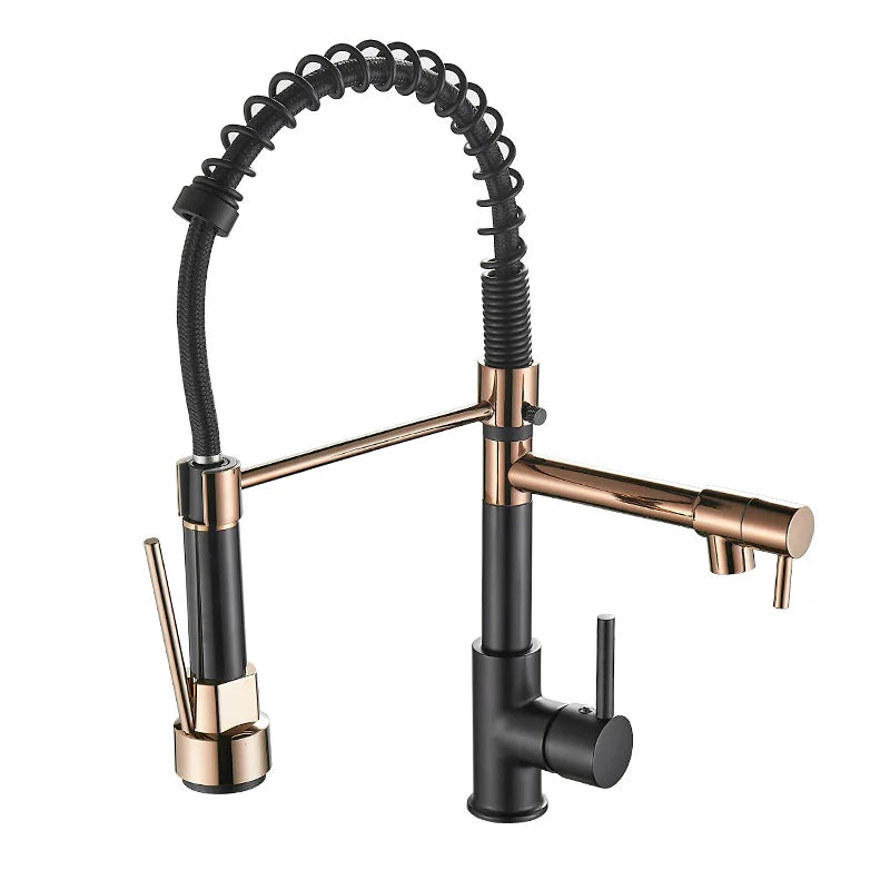 Faucet with Double Outlet – High-Quality Faucet for Flexible Washing, Easy Installation, Ideal for Modern Kitchens, Swiveling and Durable | Kalsten