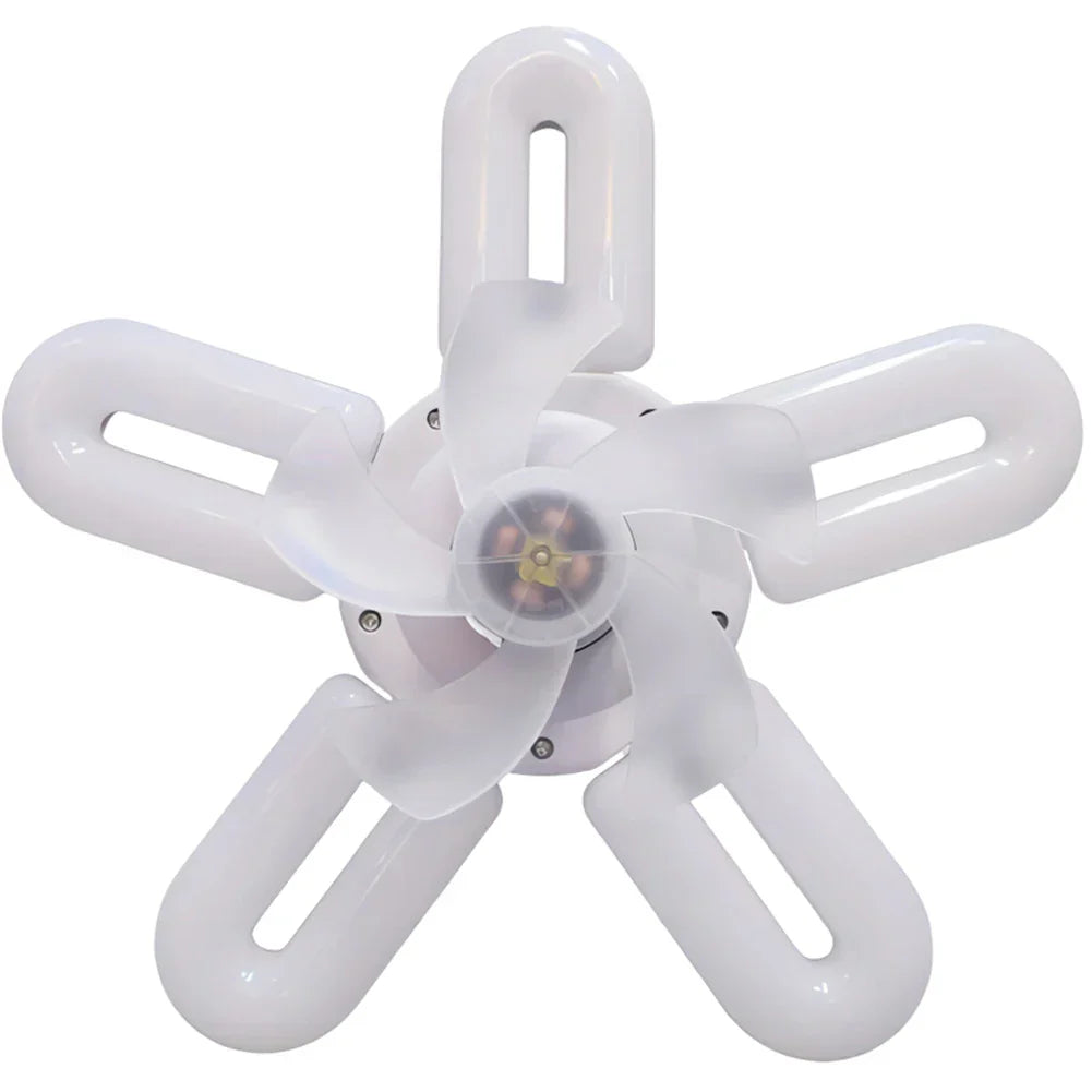 Silent Adjustable Remote Control Ceiling Foldable Fan Lamp | Noxord