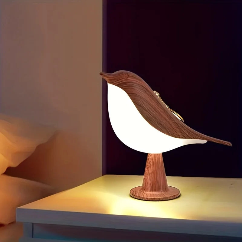 Playful Bird Night Lamp – Touch Control & Adjustable Light Colors Noxord
